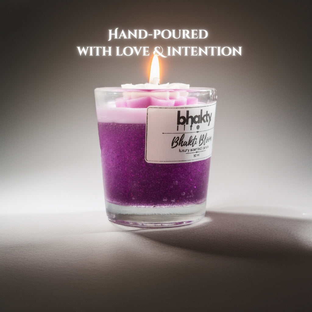 Bhakti Bloom. Scented Candle