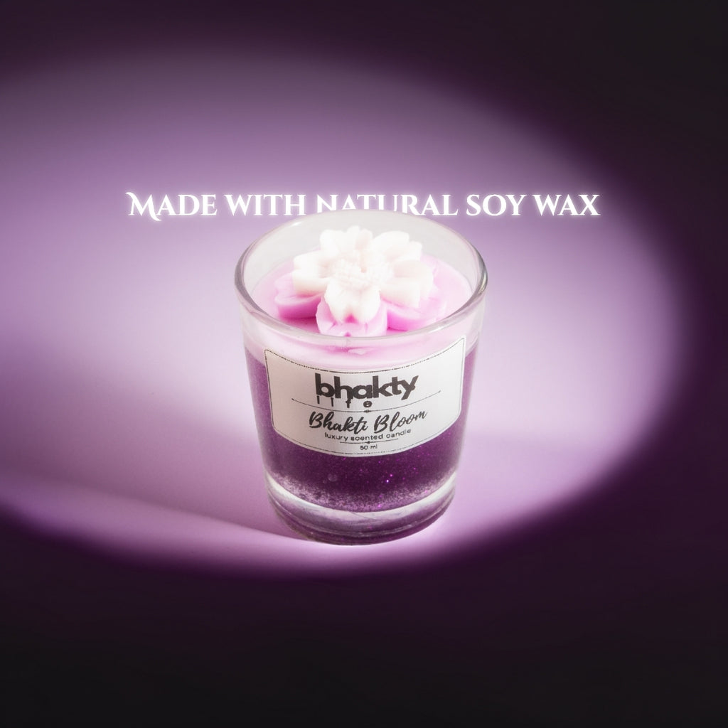 Bhakti Bloom. Scented Candle