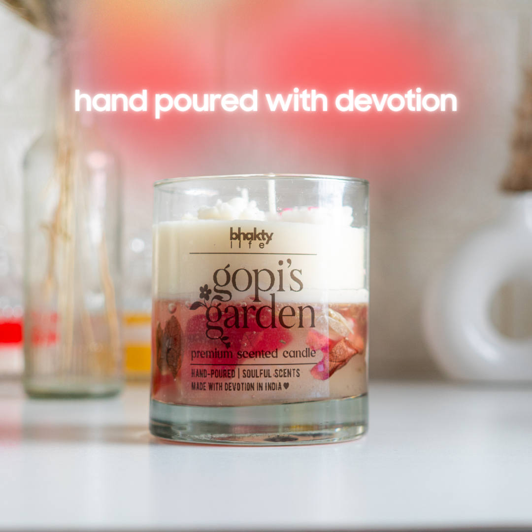 Gopi's Garden. Scented Candle