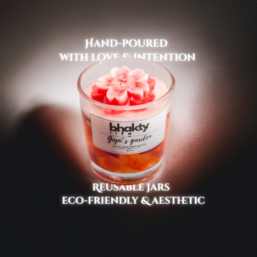 Gopi's Garden. Scented Candle