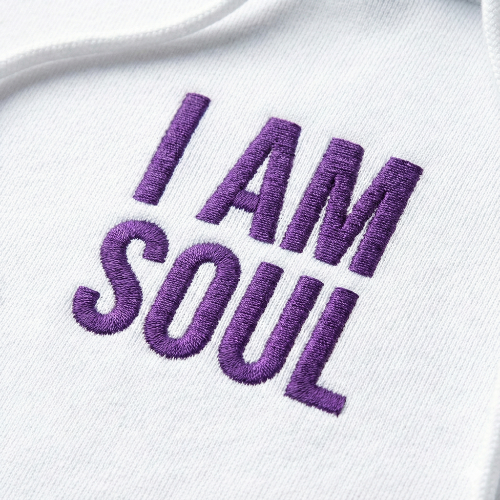 i am soul. hoodie.