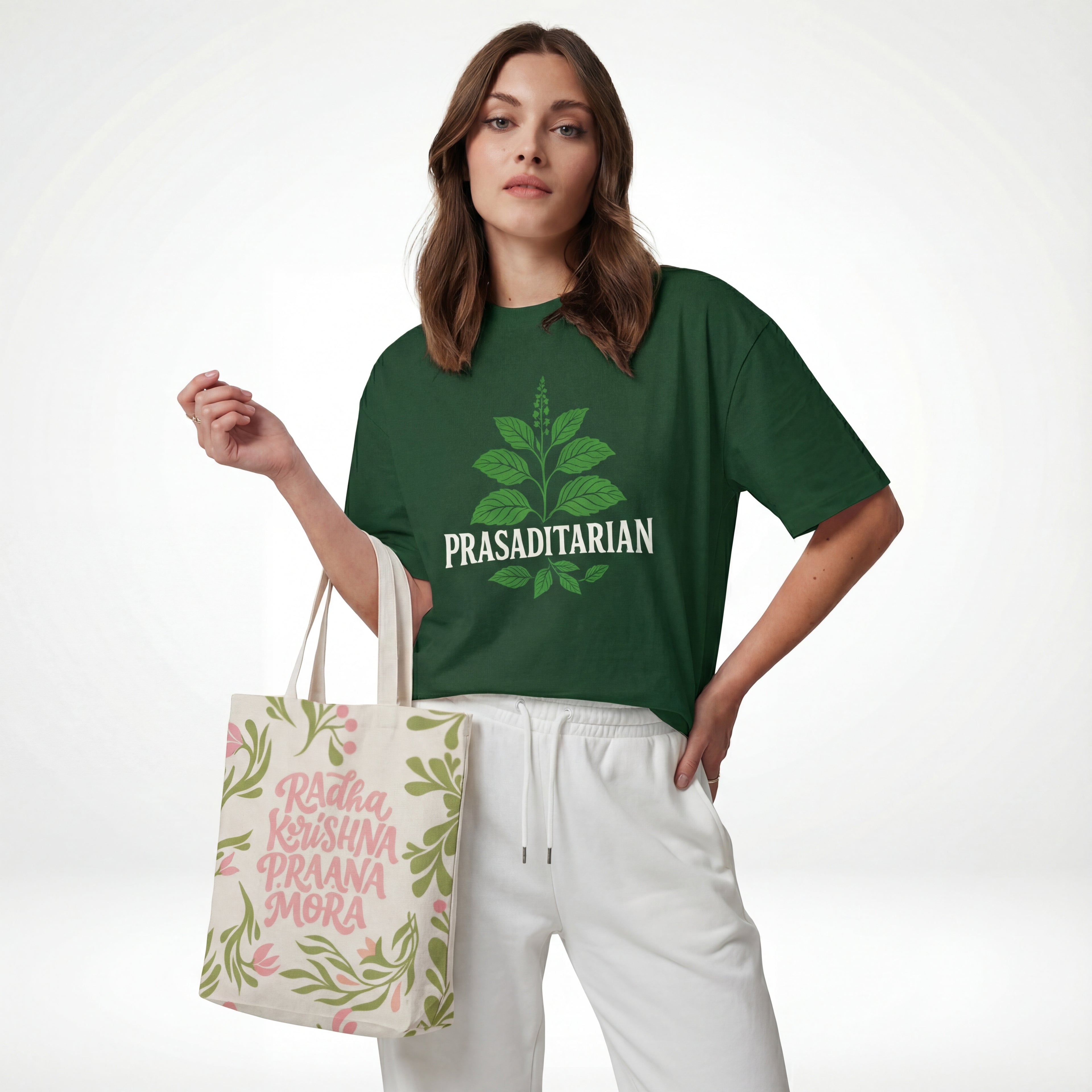 Unisex AOP Tote bag Zipper. Small