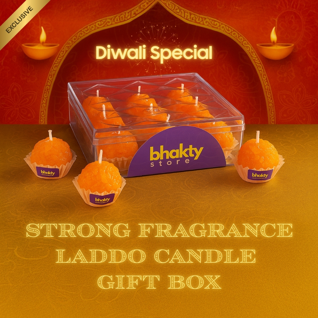 Diwali Ladoo Scented Candles – Decorative Sacred Scented Candle for Diwali & Puja | Bhakty.Store